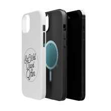 DistinctInk ToughCase for Apple iPhone, Compatible with MagSafe Charging - Eat Well, Travel Often