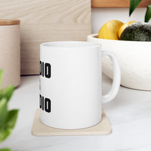 DistinctInk Glossy White Coffee / Tea Mug - Cardio is Hardio