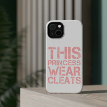 DistinctInk ToughCase for Apple iPhone, Compatible with MagSafe Charging - This Princess Wear Cleats