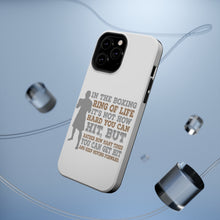 DistinctInk ToughCase for Apple iPhone, Compatible with MagSafe Charging - Boxing Life How Many Times You Keep Moving