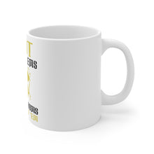 DistinctInk Glossy White Coffee / Tea Mug - Got 99 Problems & My Drums Solve 'Em
