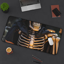 DistinctInk Desk Mat with Skellington's Spooky Soiree Design for Halloween