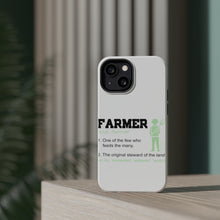 DistinctInk ToughCase for Apple iPhone, Compatible with MagSafe Charging - Farmer Definition - Few Who Feeds Many