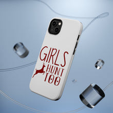 DistinctInk ToughCase for Apple iPhone, Compatible with MagSafe Charging - Girls Hunt Too - Deer