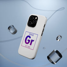 DistinctInk ToughCase for Apple iPhone, Compatible with MagSafe Charging - Entrepreneur Grind GR Element