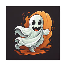 DistinctInk Canvas Wall Art with Silly Specter Sprites for Halloween