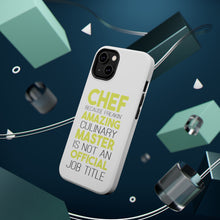 DistinctInk ToughCase for Apple iPhone, Compatible with MagSafe Charging - Chef Amazing Culinary Master