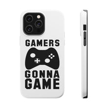 DistinctInk ToughCase for Apple iPhone, Compatible with MagSafe Charging - Gamers Gonna Game - Video Games