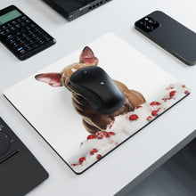 DistinctInk Mouse Pad - 1/4" Foam Rubber - Bull Terrier Puppy