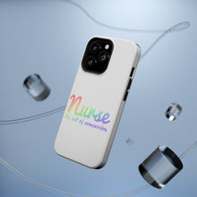 DistinctInk ToughCase for Apple iPhone, Compatible with MagSafe Charging - Nurse An Art of Compassion