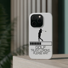 DistinctInk ToughCase for Apple iPhone, Compatible with MagSafe Charging - Golf Talent Loading Please Wait