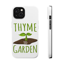 DistinctInk ToughCase for Apple iPhone, Compatible with MagSafe Charging - Thyme to Garden