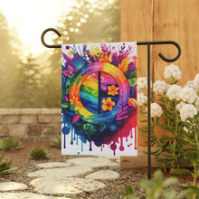 DistinctInk Garden & House Banner Flag with The Road to Fulfillment Design for LGBTQ+ Pride