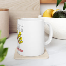 DistinctInk Glossy White Coffee / Tea Mug - Bowling Alley The Poor Man's Country Club