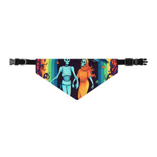 DistinctInk Adjustable Pet Banana Collar with The Enduring Beauty of Writing Design for Halloween LGBTQ+ Pride