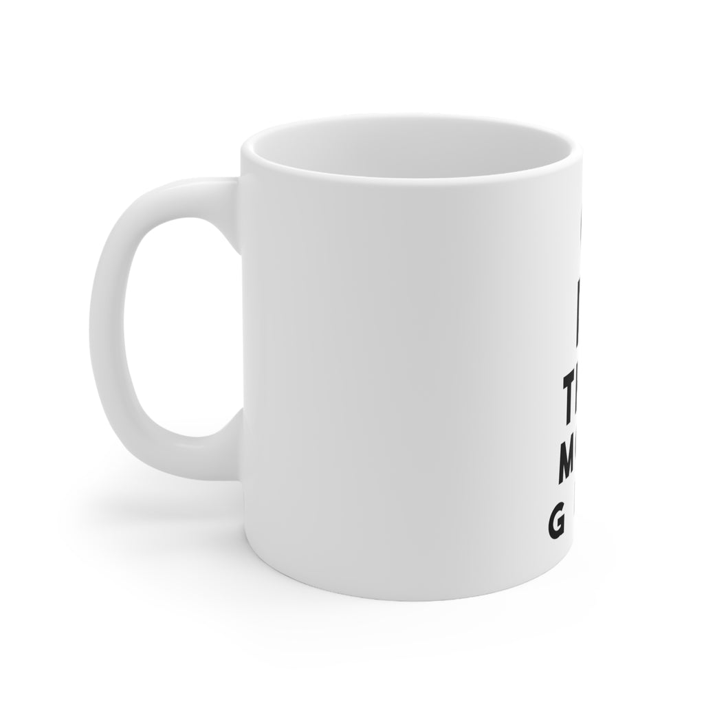 Glossy White Coffee / Tea Mug - Ophthalmologist Eye Chart, view 2