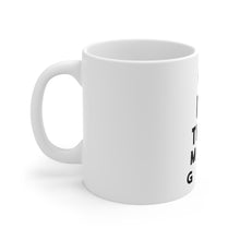 DistinctInk Glossy White Coffee / Tea Mug - Ophthalmologist Eye Chart