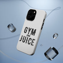 DistinctInk ToughCase for Apple iPhone, Compatible with MagSafe Charging - Gym And Juice
