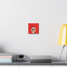DistinctInk Canvas Wall Art with In My Football Era design