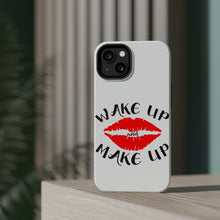 DistinctInk ToughCase for Apple iPhone, Compatible with MagSafe Charging - Wake Up and Make Up