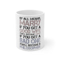 Glossy White Coffee / Tea Mug - Marry - Good Wife Become Happy