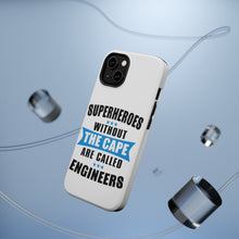 DistinctInk ToughCase for Apple iPhone, Compatible with MagSafe Charging - Superheroes Without Cape are Engineers