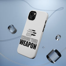 DistinctInk ToughCase for Apple iPhone, Compatible with MagSafe Charging - Choose Your Weapon - Chef Knives