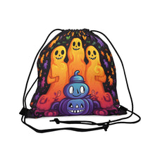 DistinctInk Drawstring Bag Backpack with Finding Your Purpose in Life Design for Halloween  LGBTQ+ Pride