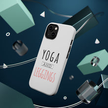 DistinctInk ToughCase for Apple iPhone, Compatible with MagSafe Charging - Yoga and Leggings