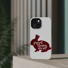 DistinctInk ToughCase for Apple iPhone, Compatible with MagSafe Charging - Proud Bunny Mom - Rabbit