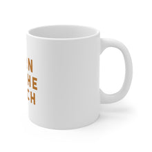 DistinctInk Glossy White Coffee / Tea Mug - Born on the Beach