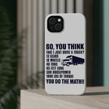 DistinctInk ToughCase for Apple iPhone, Compatible with MagSafe Charging - You Think I Just Drive a Truck? Torque Tons