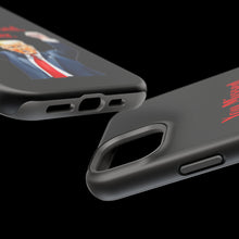 Dual Layer Tough Case for Apple iPhone, Compatible with MagSafe - Trump ‘You Missed, Loser’ Design & Black Background