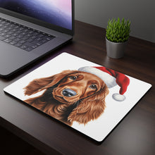 DistinctInk Mouse Pad - 1/4" Foam Rubber - Irish Setter Puppy Drawing