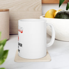 DistinctInk Glossy White Coffee / Tea Mug - Boxing It's Cheaper Than Therapy
