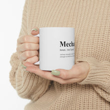 DistinctInk Glossy White Coffee / Tea Mug - Mechanic Definition Hide the Extra Parts
