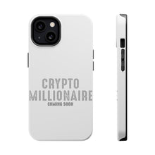 DistinctInk ToughCase for Apple iPhone, Compatible with MagSafe Charging - Crypto Millionaire - Coming Soon