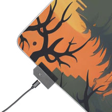 DistinctInk LED Gaming Mouse Pad with Spooky Trick or Treating Design for Halloween