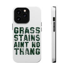 DistinctInk ToughCase for Apple iPhone, Compatible with MagSafe Charging - Grass Stains Ain't No Thang
