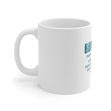 DistinctInk Glossy White Coffee / Tea Mug - Bedgasm Definition Climb in Bed Lon Day