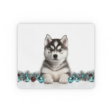 DistinctInk Mouse Pad - 1/4" Foam Rubber - Siberian Huskie Puppy