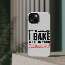 DistinctInk ToughCase for Apple iPhone, Compatible with MagSafe Charging - I Bake What is Your Superpower