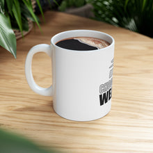DistinctInk Glossy White Coffee / Tea Mug - Choose Your Weapon - Chef Knives