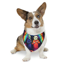 DistinctInk Adjustable Pet Banana Collar with Living Life to the Fullest Design for Halloween LGBTQ+ Pride