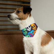 DistinctInk Adjustable Pet Banana Collar with Creating Lasting Memories Design for Halloween LGBTQ+ Pride
