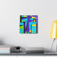 Pablo D'Azure - Mid-Century Modern Canvas Wall Art Decor