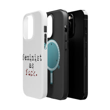 DistinctInk ToughCase for Apple iPhone, Compatible with MagSafe Charging - Feminist as F%ck