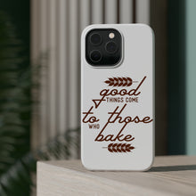 DistinctInk ToughCase for Apple iPhone, Compatible with MagSafe Charging - Good Things Come to Those Who Bake