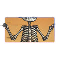 LED Gaming Mouse Pad with Skelefun Halloween Design for Halloween