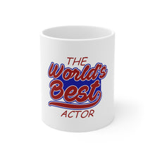 DistinctInk Glossy White Coffee / Tea Mug - The World's Best Actor